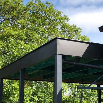 Carport et terrasse en bois